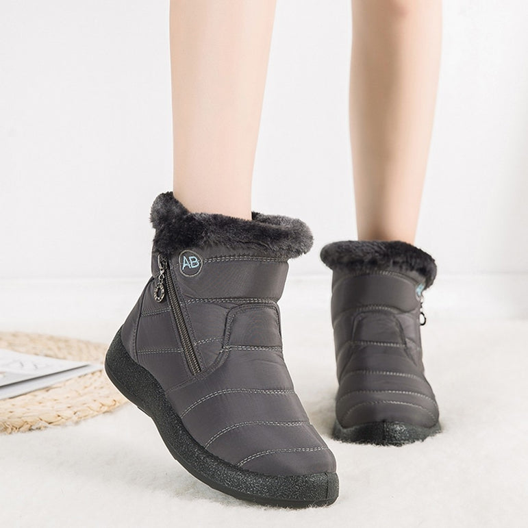 Snow Boots Warm Short Fur Plush Ankle