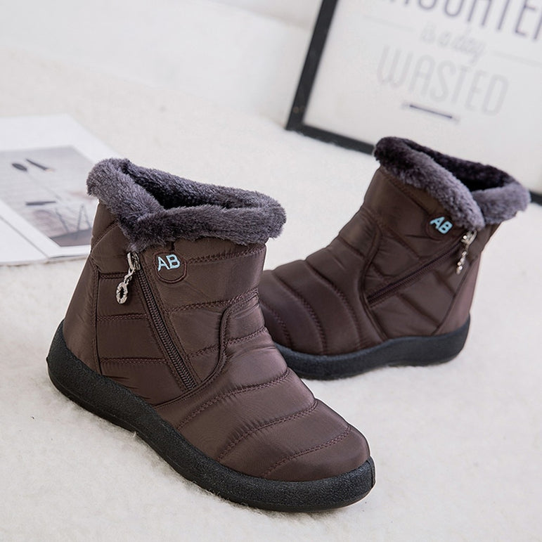 Snow Boots Warm Short Fur Plush Ankle