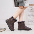 Snow Boots Warm Short Fur Plush Ankle