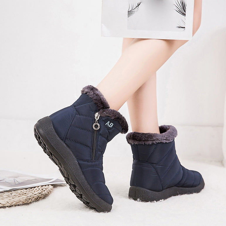 Snow Boots Warm Short Fur Plush Ankle