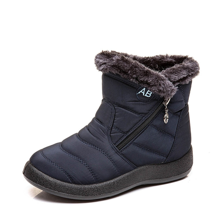 Snow Boots Warm Short Fur Plush Ankle