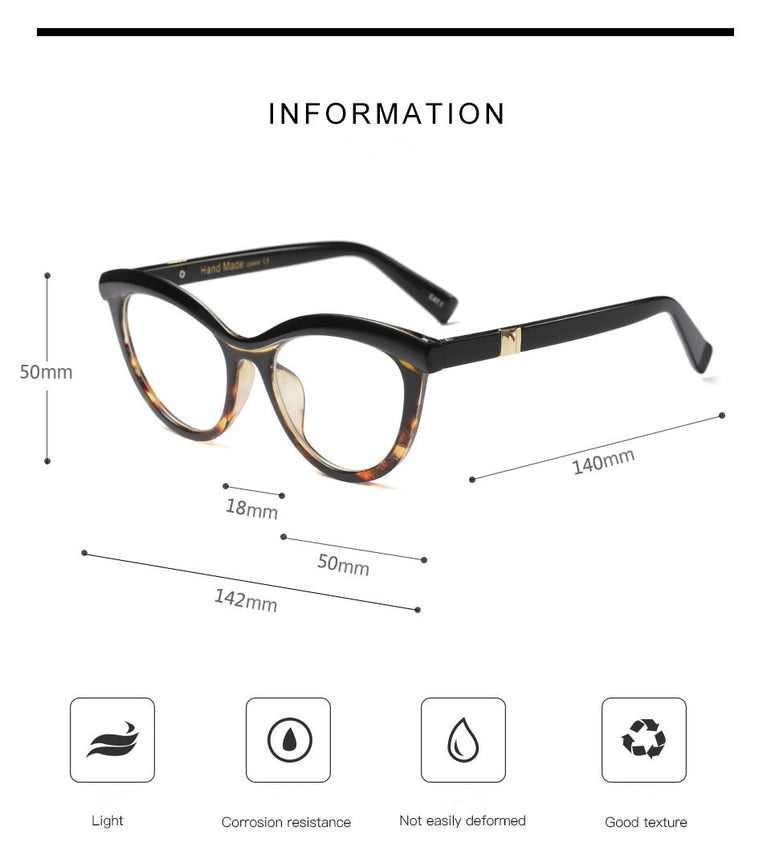 Optical Cat Eye Eyeglasses Frame