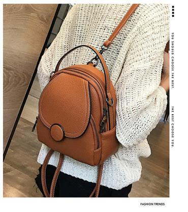 Leather Backpack Mini Soft Touch