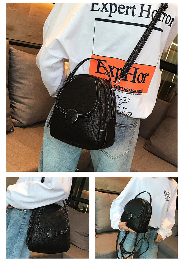 Leather Backpack Mini Soft Touch