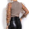 Women's Sheer Mesh See-through Blouse