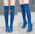 Winter Women High Heels jean boot