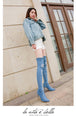 Winter Women High Heels jean boot