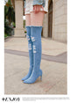 Winter Women High Heels jean boot