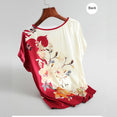 Women Silk Satin Blouses Casual