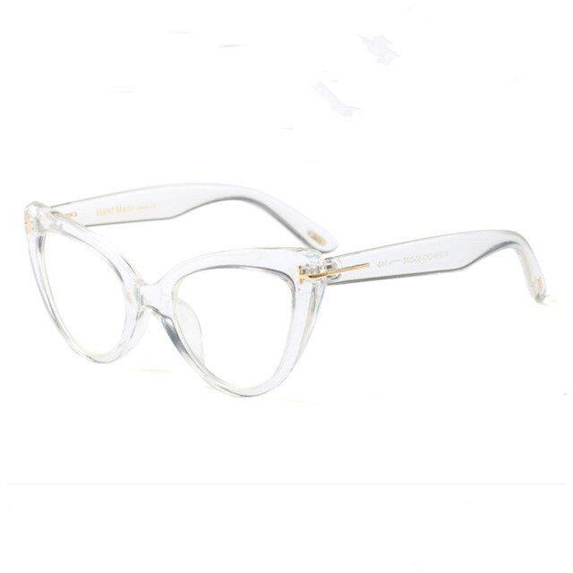 High Quality Transparent  Women Cat Eye Eyeglasses