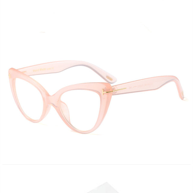 High Quality Transparent  Women Cat Eye Eyeglasses