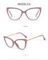 Transparent  Women Cat Eye Eyeglasses