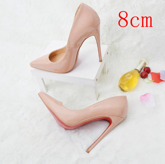 Thin heel women wedding shoes