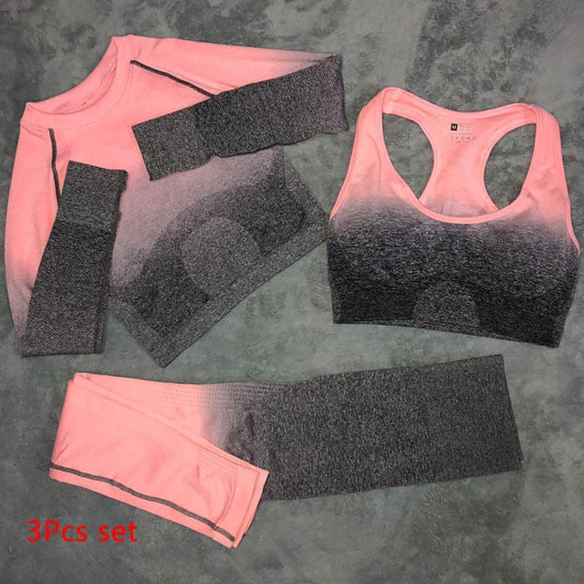 Yoga Set 3 Piece Women's Seamless