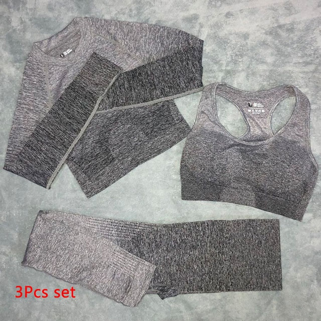 Yoga Set 3 Piece Women's Seamless