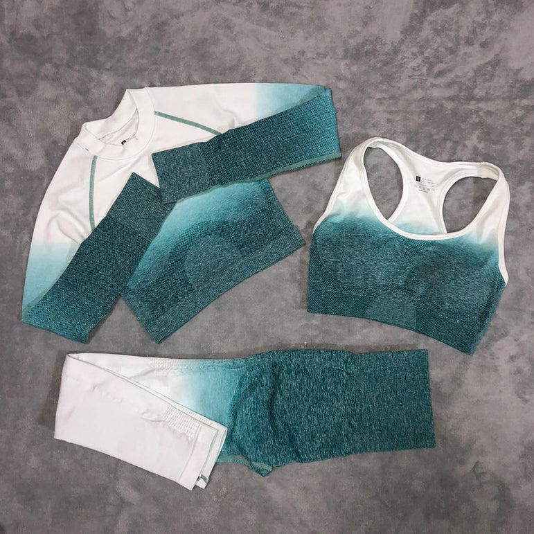 Yoga Set 3 Piece Women's Seamless