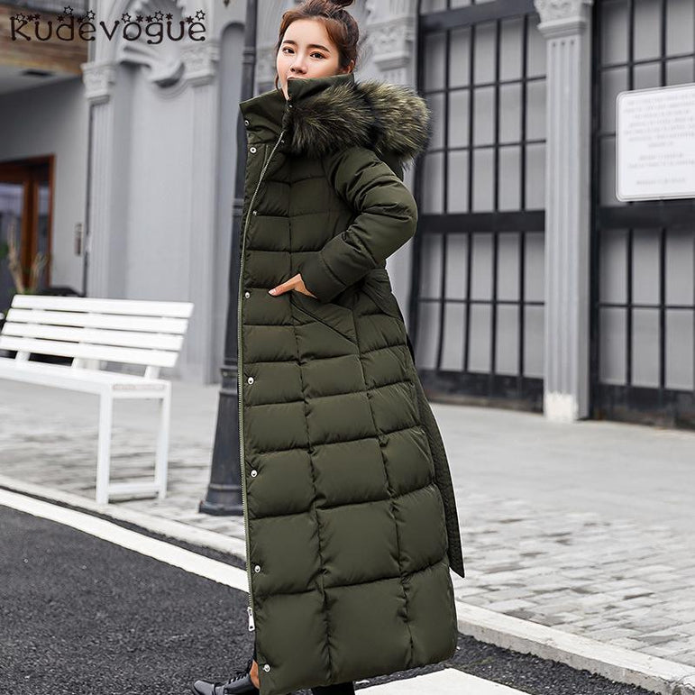 Padded Jacket  long Fashion Winter Coat