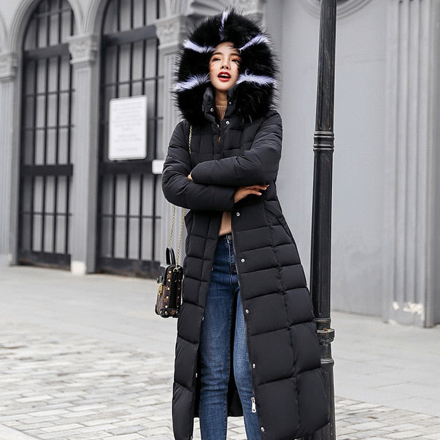 Padded Jacket  long Fashion Winter Coat