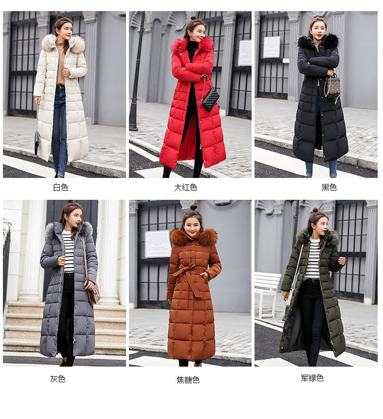 Padded Jacket  long Fashion Winter Coat