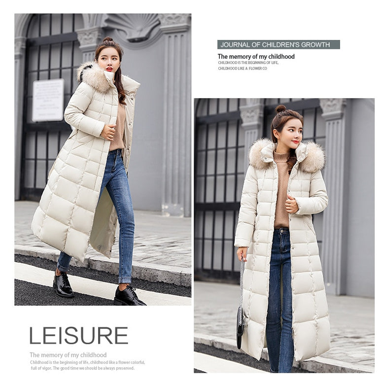 Padded Jacket  long Fashion Winter Coat