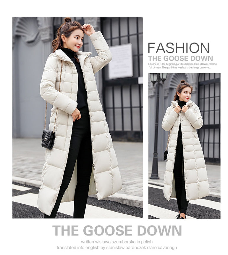 Padded Jacket  long Fashion Winter Coat