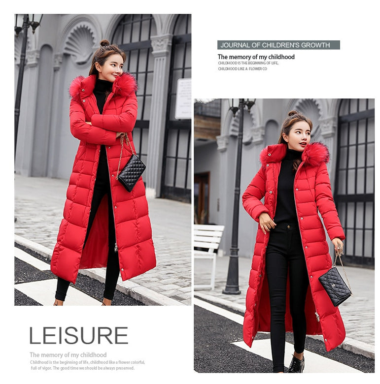 Padded Jacket  long Fashion Winter Coat