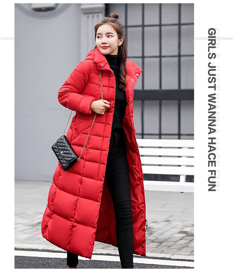 Padded Jacket  long Fashion Winter Coat