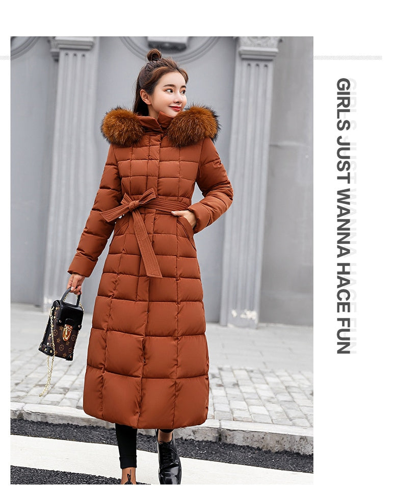 Padded Jacket  long Fashion Winter Coat