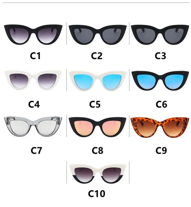 Cute Design Cat Eye Sunglasses Women