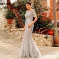 Maxi Evening Long Sequined Dress