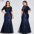 Maxi Evening Long Sequined Dress