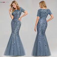 Maxi Evening Long Sequined Dress