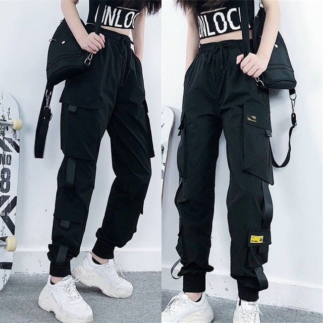 Camouflage Cargo Pants Women Casual