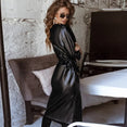 Leather Straight Party Dress