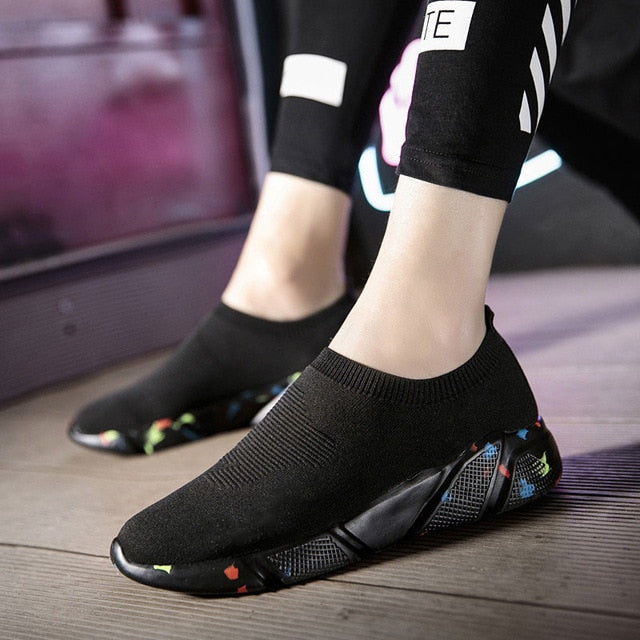 Breathable Ankle Boot Women Socks Shoes