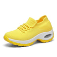 Wedges Shoes For Women Yellow Sneakers