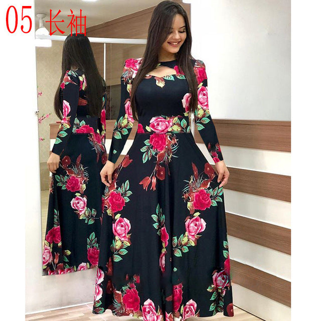 Elegant Spring Autumn Women Dress