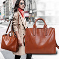 Leather Handbags Big Women Bag