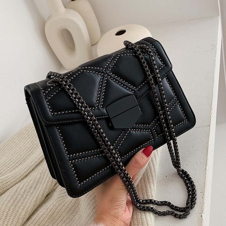 Rivet Chain Small Crossbody Bags