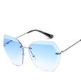 Luxury Rimless Sunglasses Oversized