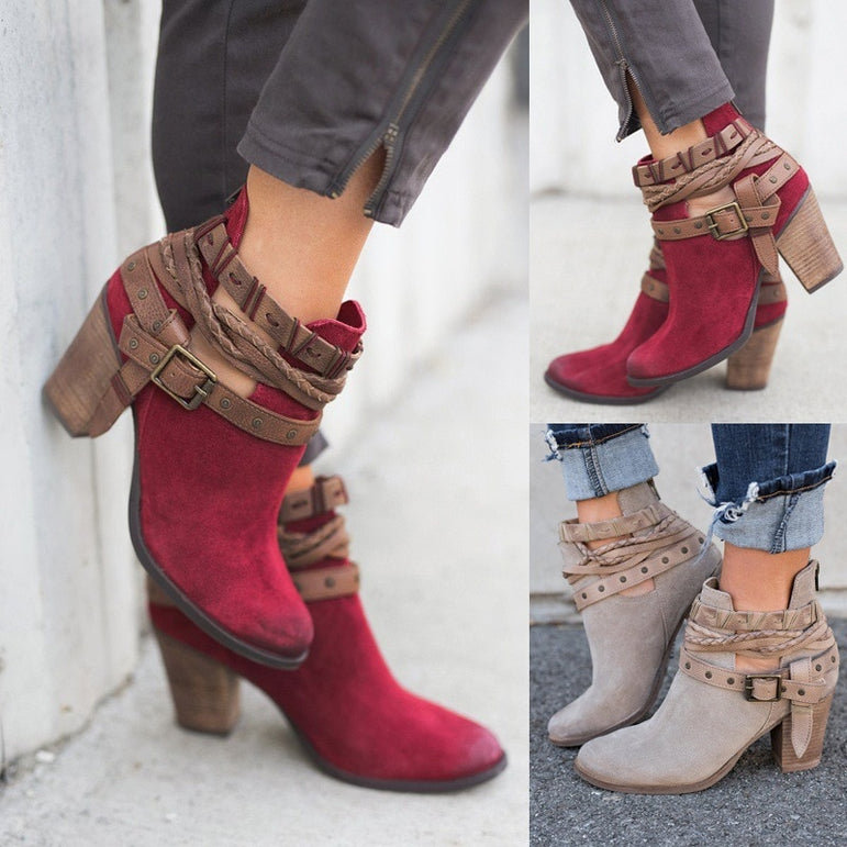 Women Boots Spring Autumn High Heels