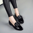 Women Pumps Fashion Shiny Leather