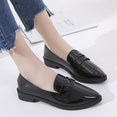 Women Pumps Fashion Shiny Leather