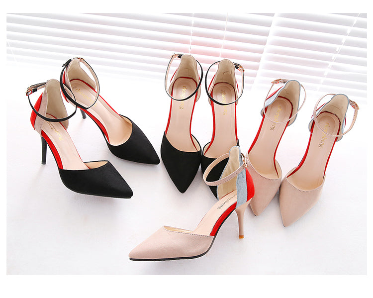 Elegant Female High Heels Korean Wild