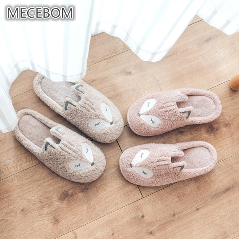 Cute Animal Indoor Warm Slippers