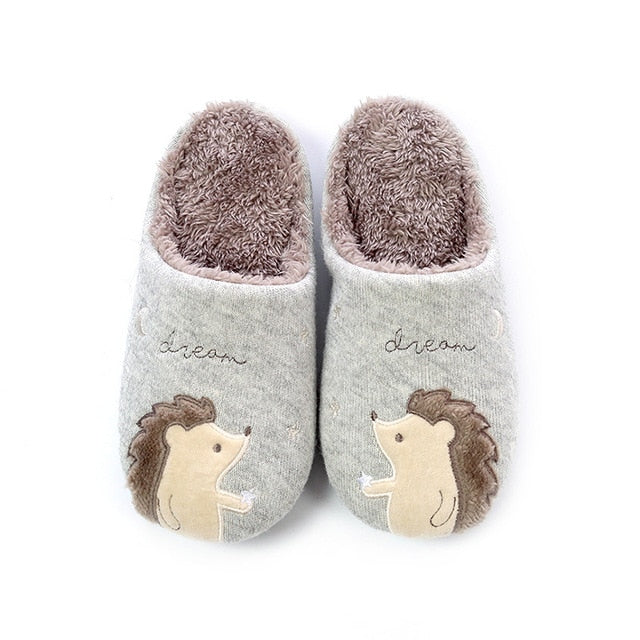 Cute Animal Indoor Warm Slippers