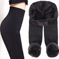 Slim Warm Leggings Thick Elastic Velvet