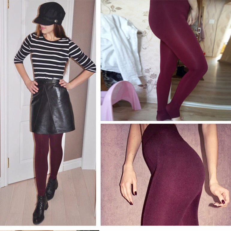 Slim Warm Leggings Thick Elastic Velvet