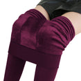 Slim Warm Leggings Thick Elastic Velvet