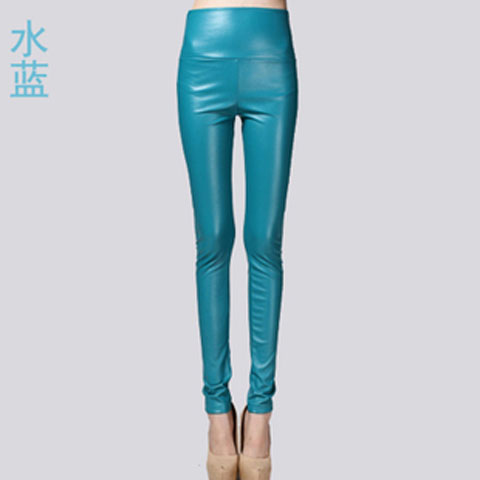 LeatherThin Velvet Pants Female Sexy